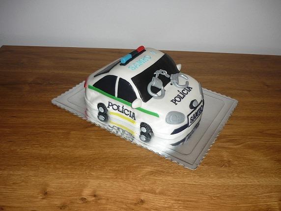 Dalšie policajné autíčko, torta, Torty autíčka, vláčiky, jarka22, 1