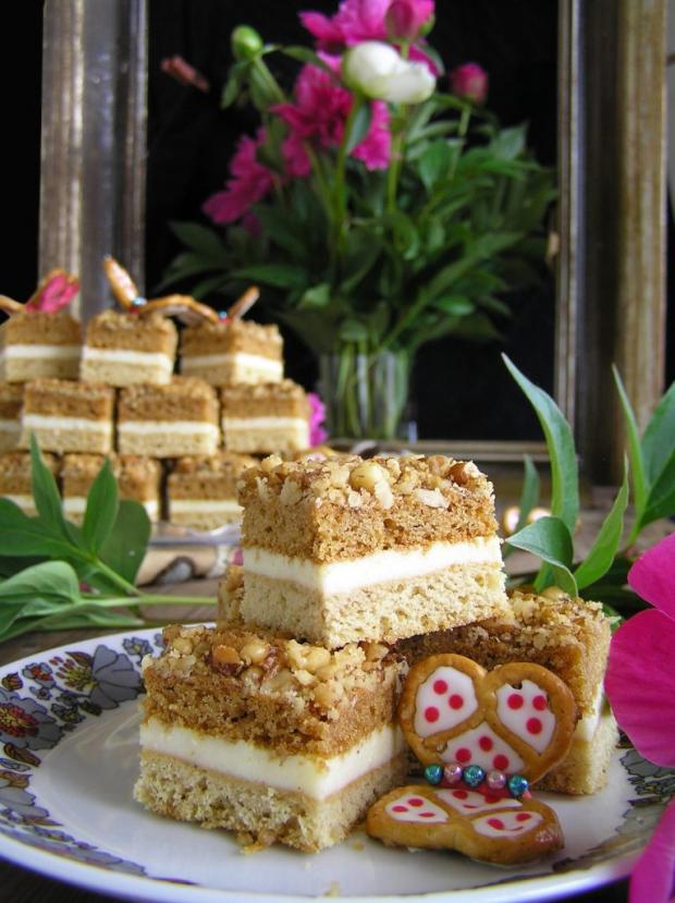 Orechový koláč s orechovou krustou, torta, Zákusky, kreativnepecenie, 3