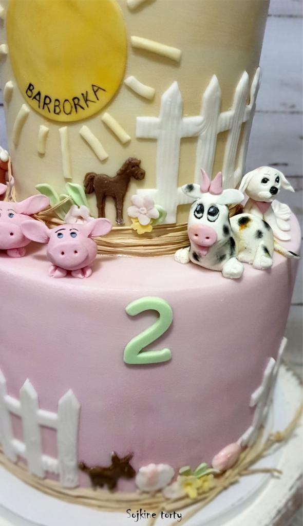 Zvieratká na farme:), torta, Torty so zvieratkami, S. Sojka, 2