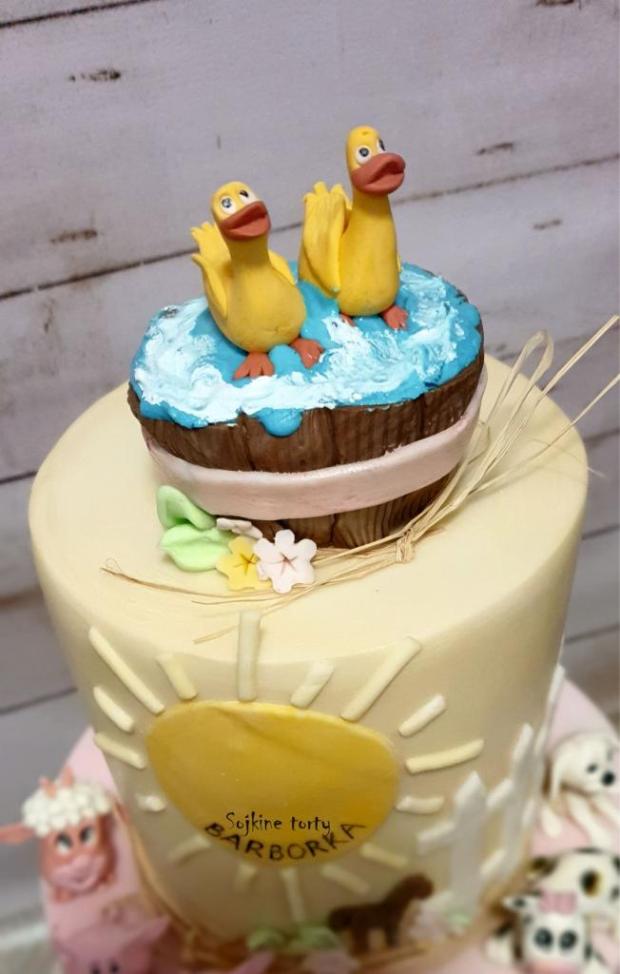 Zvieratká na farme:), torta, Torty so zvieratkami, S. Sojka, 3