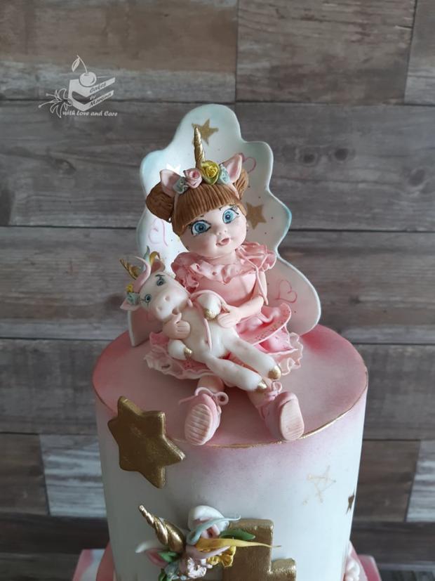 bábiky a jednorožík, torta, Torty pre dievčatá, Ďurčekova Martina, 2