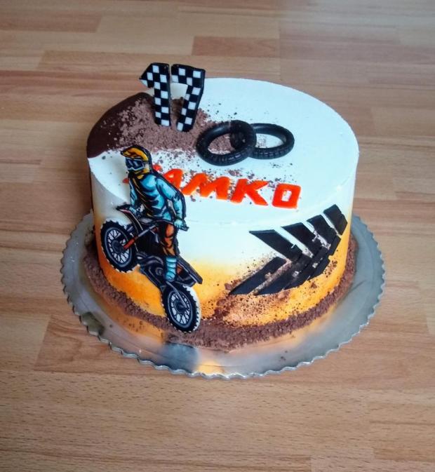 Pre mladého motorkára, torta, Športové torty, Mirka02, 2