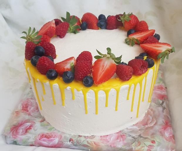 Drip torta s polevou..., torta, Drip torty, Mariolka, 1