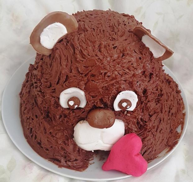 Macko..., torta, Torty so zvieratkami, Mariolka, 2