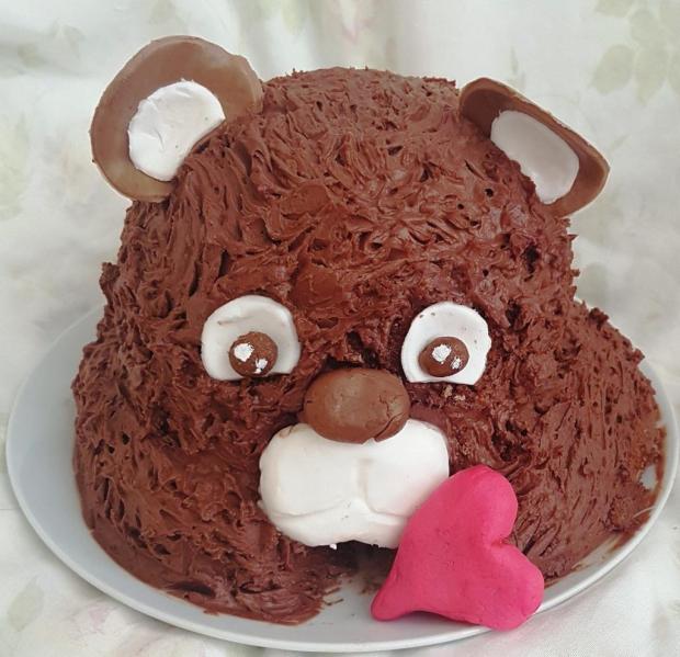 Macko..., torta, Torty so zvieratkami, Mariolka, 1