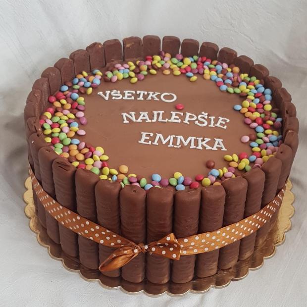 Čokoládová s lentilkami..., torta, Ostané torty pre deti, Mariolka, 1