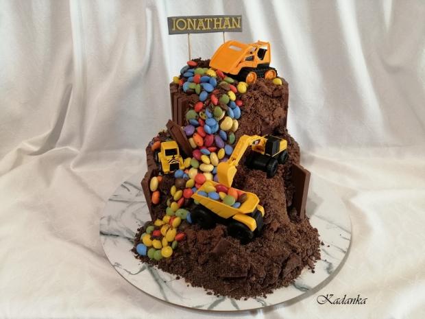 Čokoládové bágrovisko..., torta, Čokoládové torty, Kadanka, 2