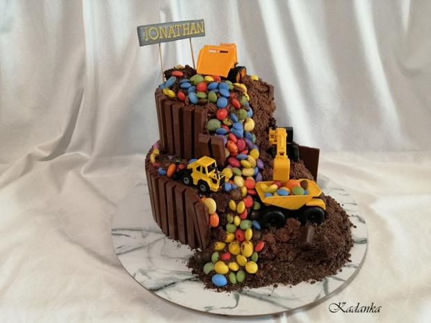 Čokoládové bágrovisko..., torta, Čokoládové torty, Kadanka, 3