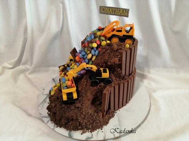 Čokoládové bágrovisko..., torta, Čokoládové torty, Kadanka, 5