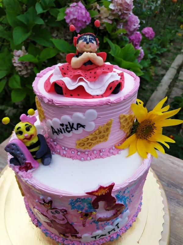 Pre dvoch malých chrobáčikov , torta, Ostané torty pre deti, Cattys, 2