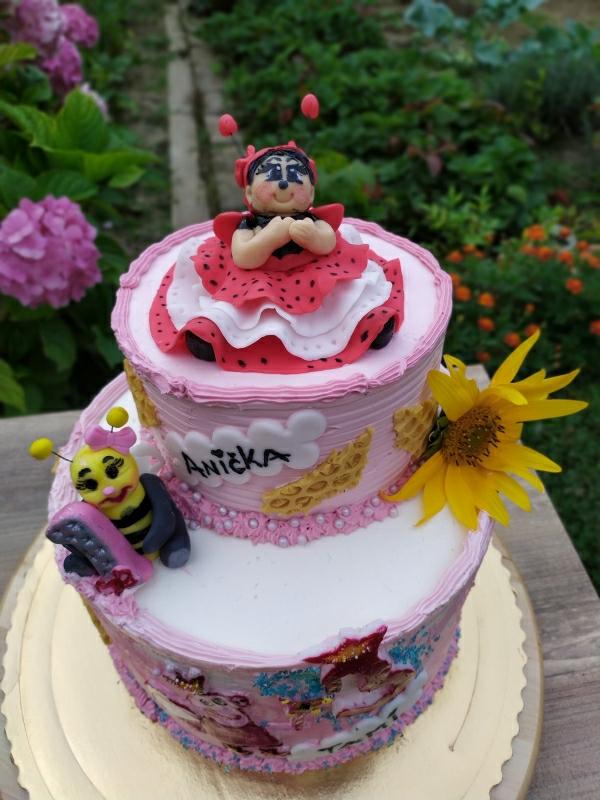 Pre dvoch malých chrobáčikov , torta, Ostané torty pre deti, Cattys, 1