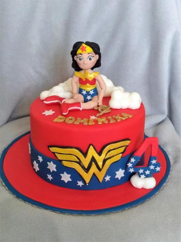 Wonder women, torta, Torty pre dievčatá, stanula, 1