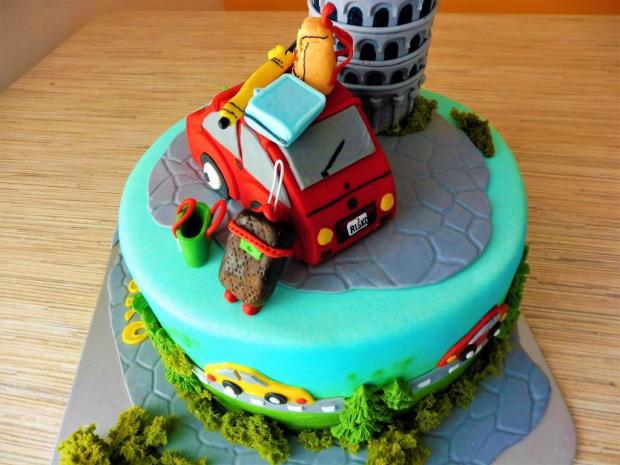 Šikmá veža v Pise, torta, Ostané torty pre deti Šikmá veža v Pise, torta, Ostané torty pre deti, iveta02, 3