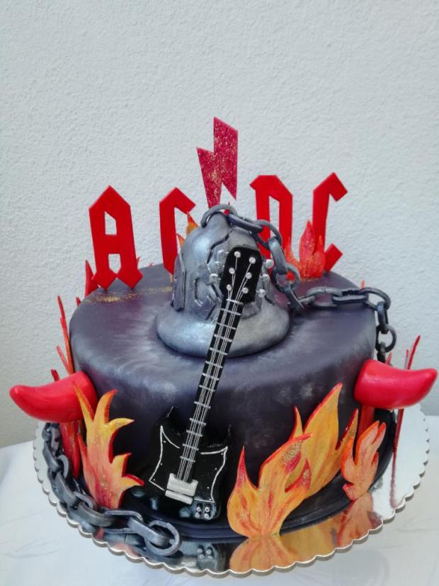 AC_DC, torta, Narodeninové torty, toriya, 1