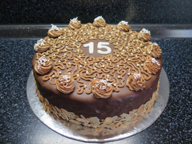 čokoládová, torta, Narodeninové torty, alapk, 1