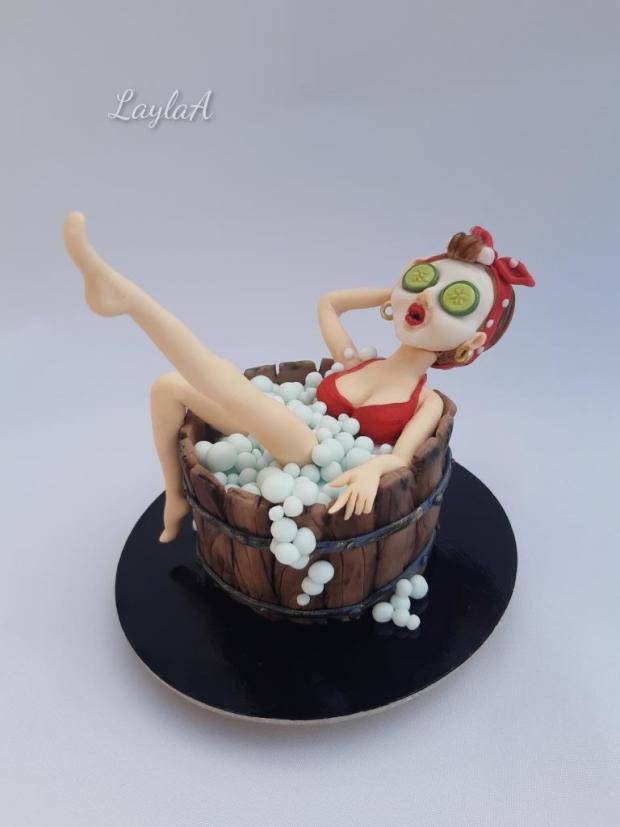 Wellness lady  :), torta, Ozdoby na torty, LaylaA, 1