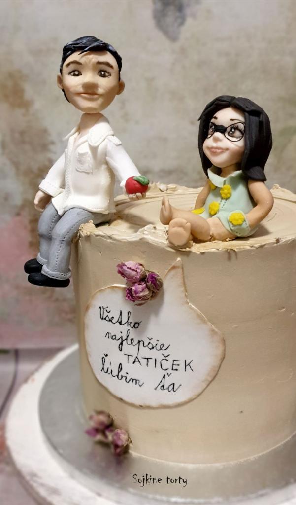 Dcéra s oteckom:), torta, Narodeninové torty, S. Sojka, 3