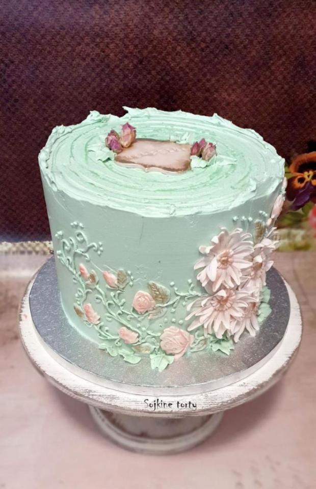 Krémová pre Marcelku:), torta, Narodeninové torty, S. Sojka, 3