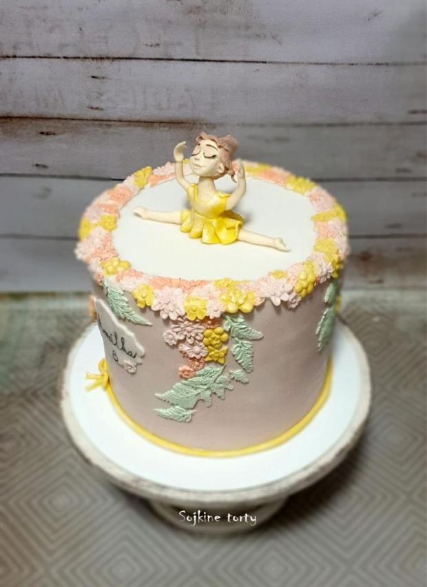 Zasnená gymnastka:), torta, Torty pre dievčatá, S. Sojka, 1