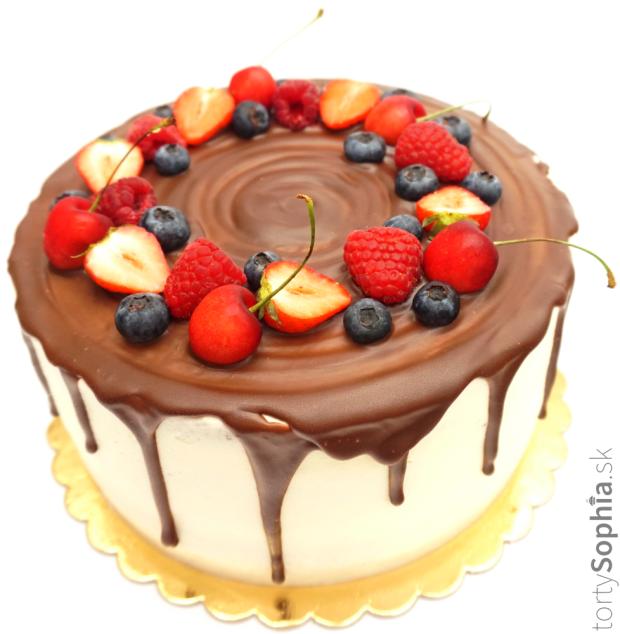 K výročiu, torta, Drip torty, tortysophia.sk, 1