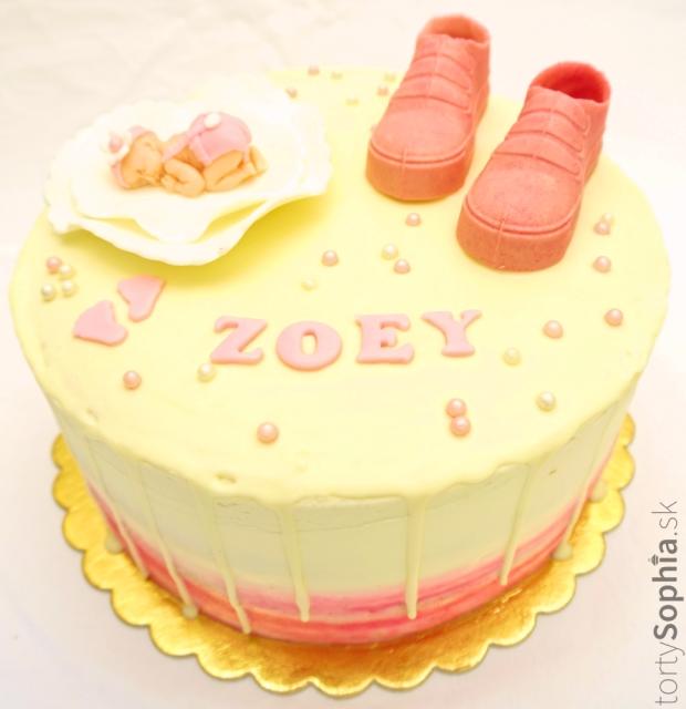 Krstinová, torta, Torty na krstiny, tortysophia.sk, 1
