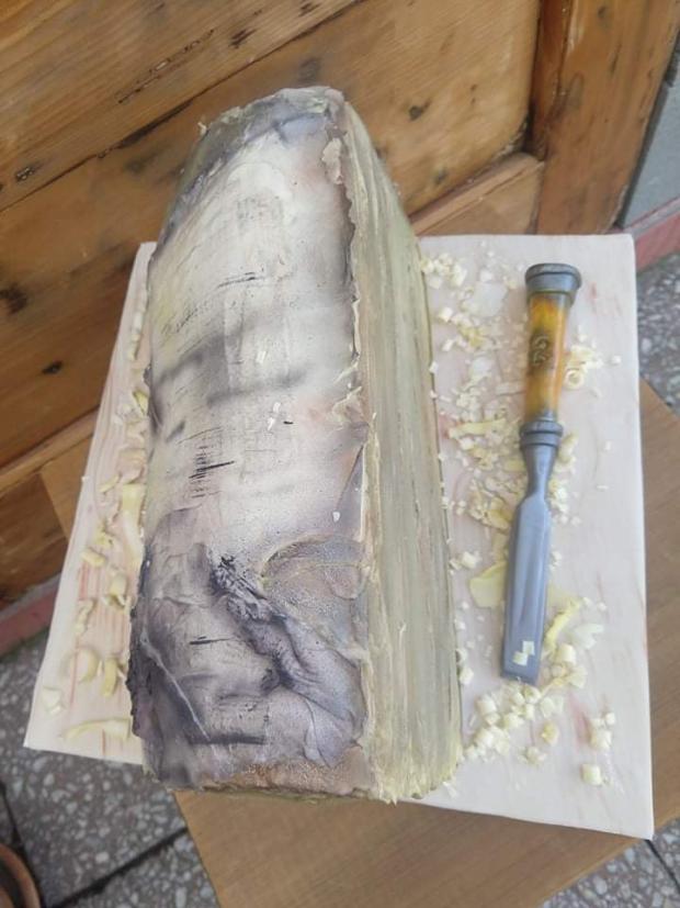 Brezové drevo, torta, Netradičné torty Brezové drevo, torta, Netradičné torty, ErikaBa, 2