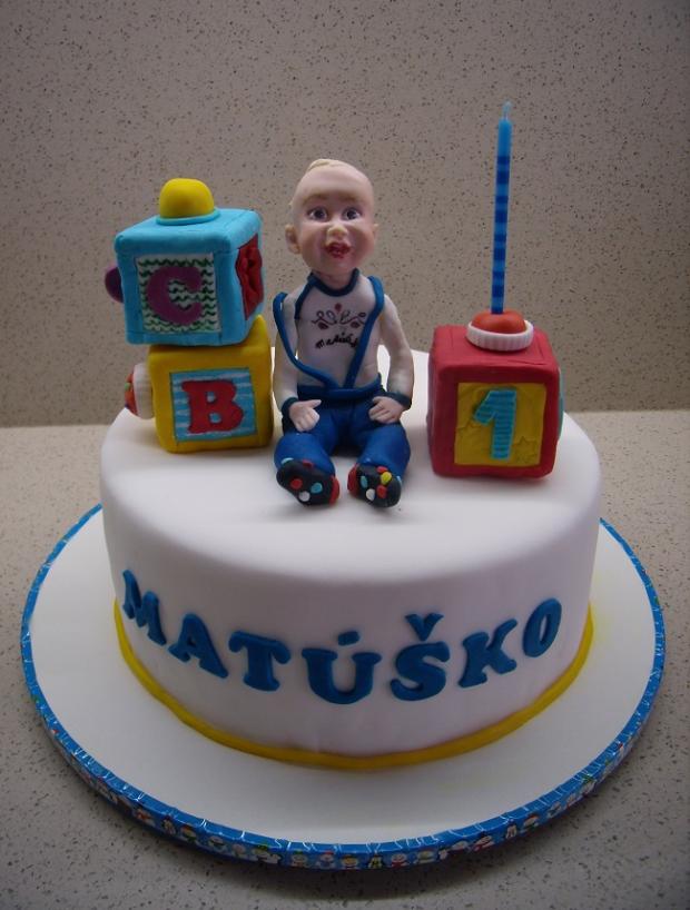 na jeden rôčik s kockami, torta, Ostané torty pre deti, mariaJ, 1