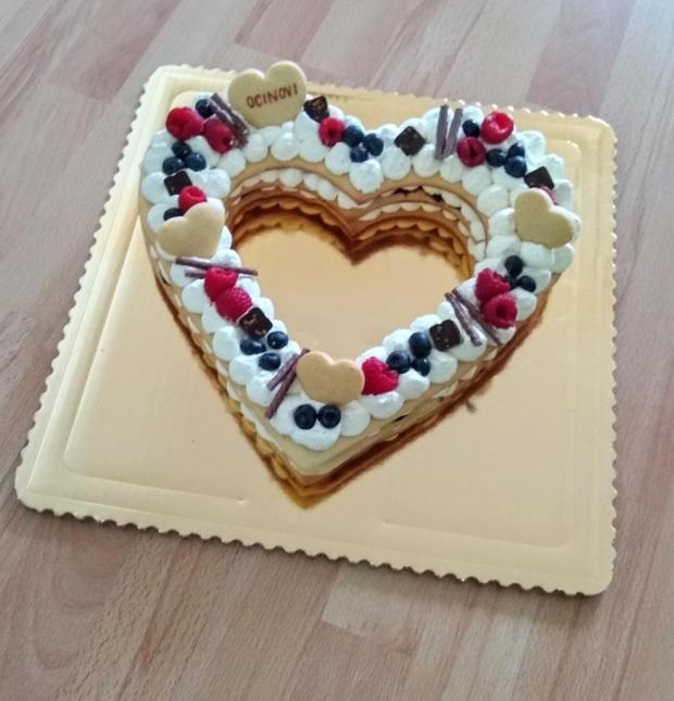 Srdiečko pre ocina, torta, Narodeninové torty, Mirka02, 1
