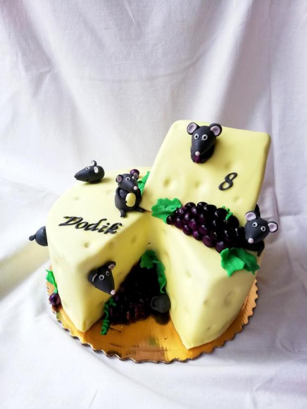 Syr s myškami, torta, Ostané torty pre deti, kika898, 1