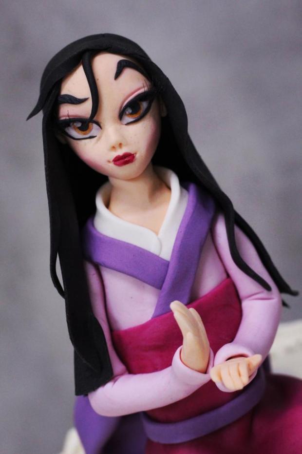 Princezná Mulan a maľovaní kamaráti , torta, Rozprávkové torty, Cakes by Miša, 2