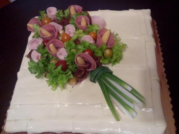 Nová slanosť pre kolegynku, torta, Slané torty, kira, 1