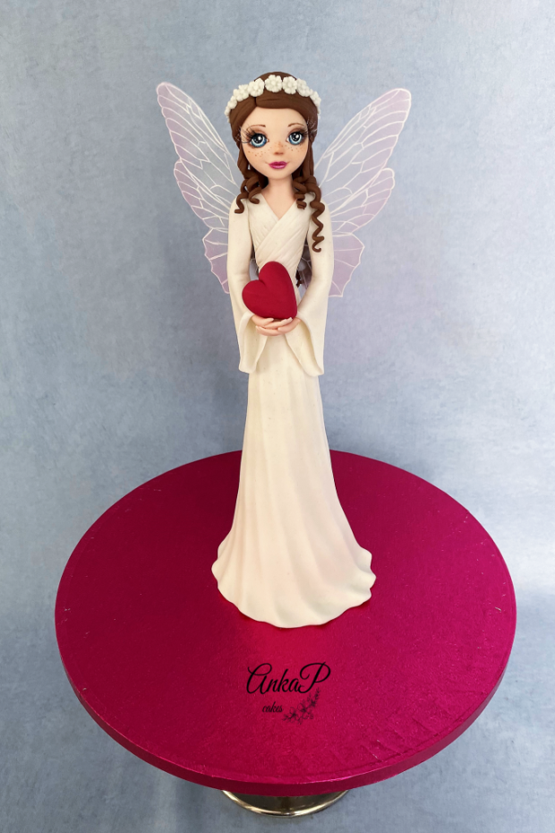 Valentínsky anjel, torta, Ozdoby na torty, AnkaP, 1