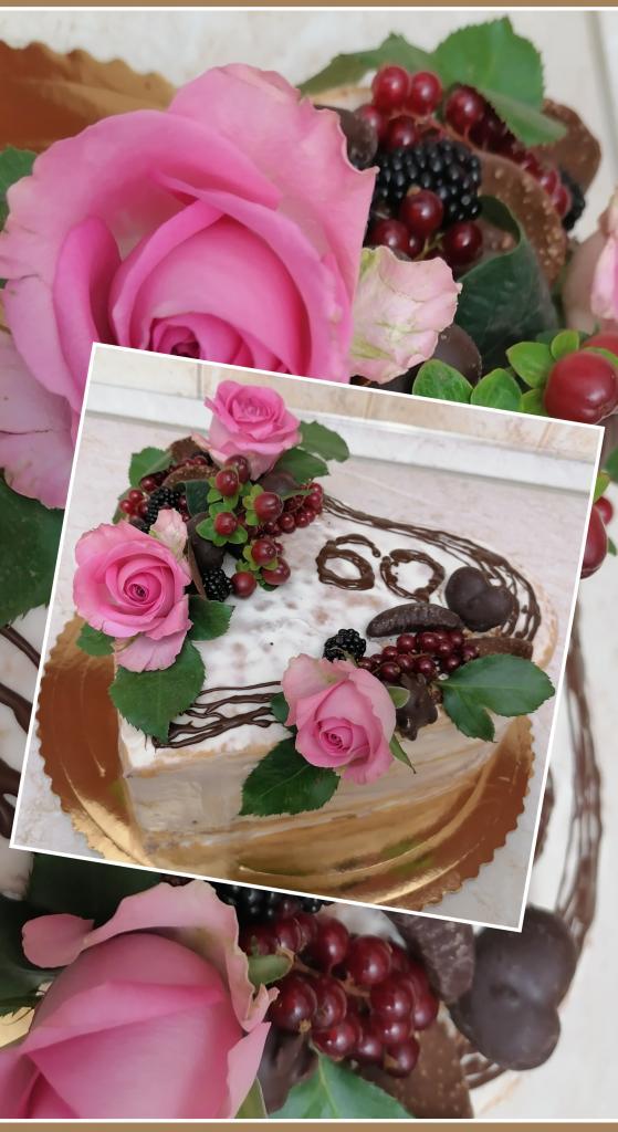 Narodeninová, torta, Narodeninové torty, Ivet 70, 1