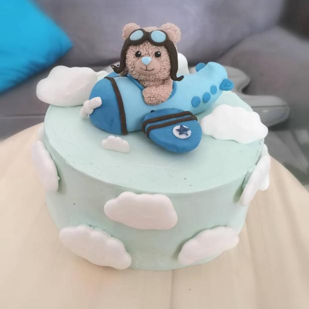 Torta medvedík letec , torta, Torty so zvieratkami, Torty_Damos, 1