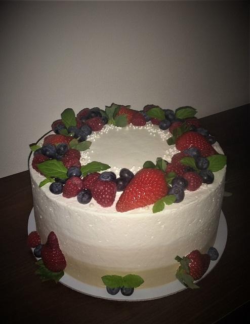 Ovocná ombre, torta, Narodeninové torty, zinka16, 1