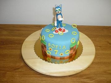 Sonic torta, torta, Rozprávkové torty, jarka22, 1