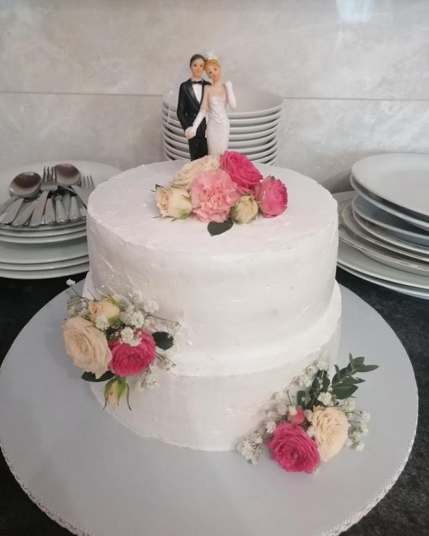 Svadobná torta, torta, Nahé torty, Barča Bajzíková, 1
