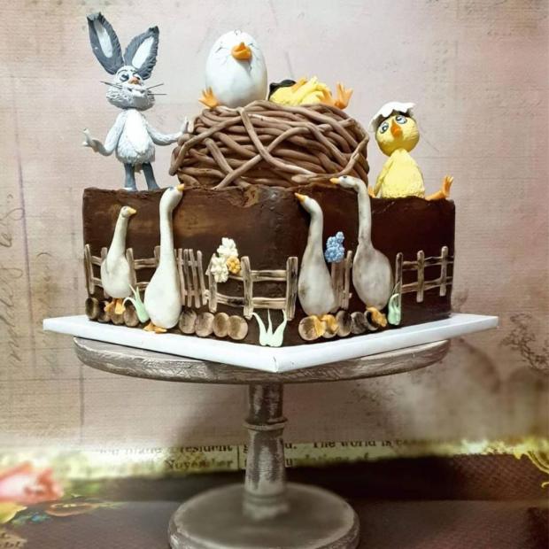 Na tom našom dvore , torta, Veľkonočné torty, S. Sojka, 1