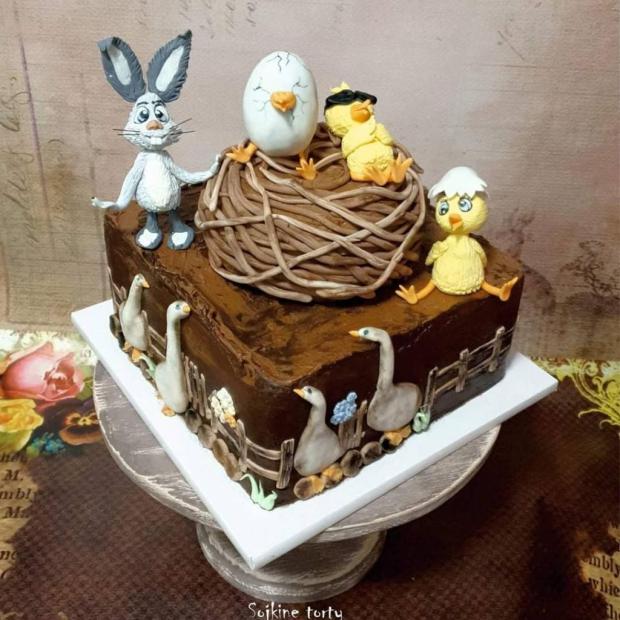 Na tom našom dvore , torta, Veľkonočné torty, S. Sojka, 2