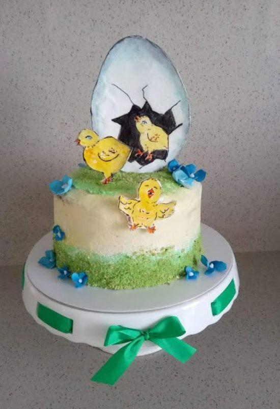 veľkonočná krémová, torta, Veľkonočné torty, mariaJ, 1