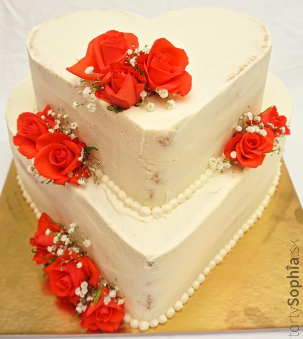 Svadobná darovacia, torta, Svadobné torty, tortysophia.sk, 1
