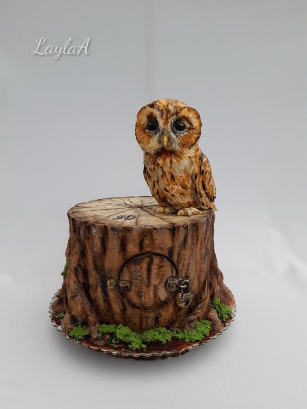 Sova , torta, Torty so zvieratkami, LaylaA, 1