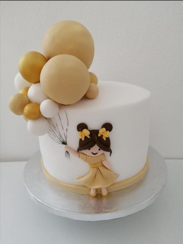 Jemná pre dievčatko , torta, Torty pre dievčatá, Judita Parobeková, 1