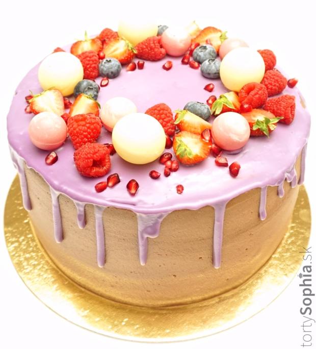 K výročiu, torta, Drip torty, tortysophia.sk, 1