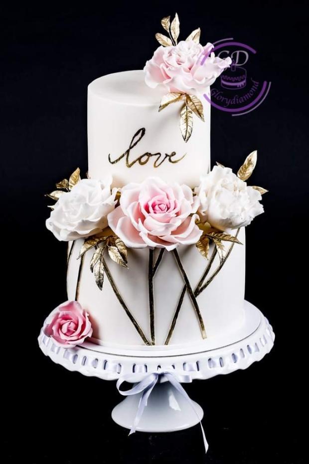 Svadobná , torta, Svadobné torty, glorydiamond, 1