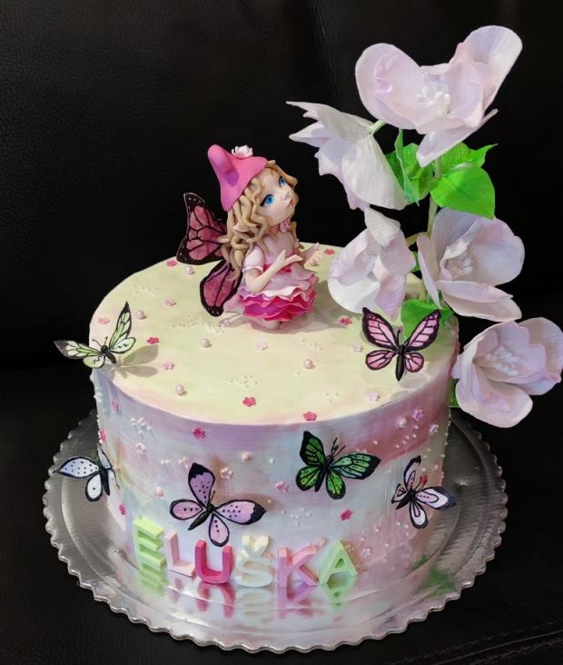 motýlia víla, torta, Torty pre dievčatá, KSlavka, 1