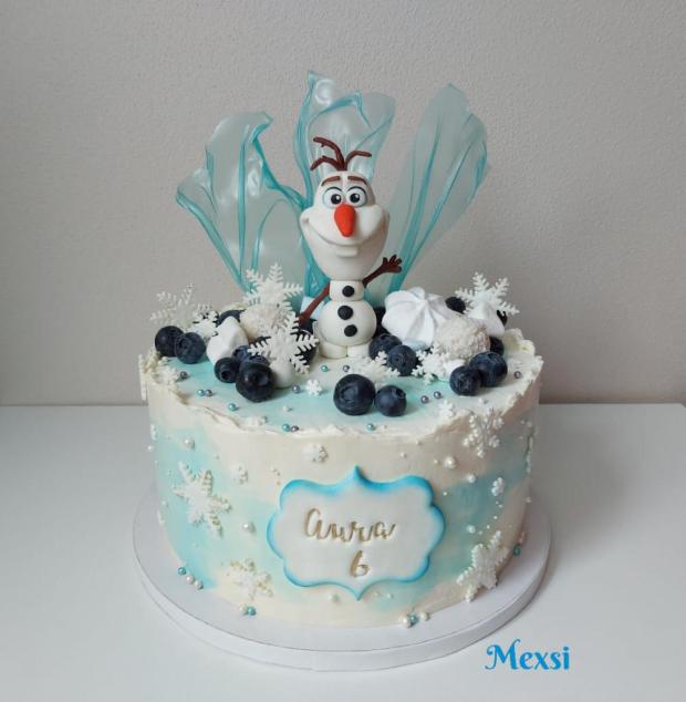 Frozen - Olaf, torta, Rozprávkové torty, Mexsi, 1