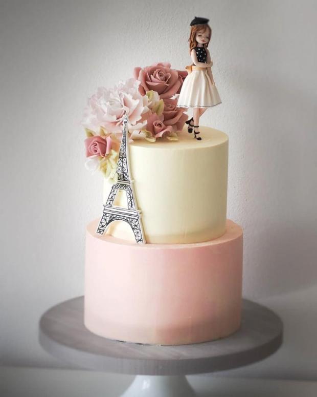 Paríž, torta, Torty pre dievčatá Paríž, torta, Torty pre dievčatá, AM torty, 2