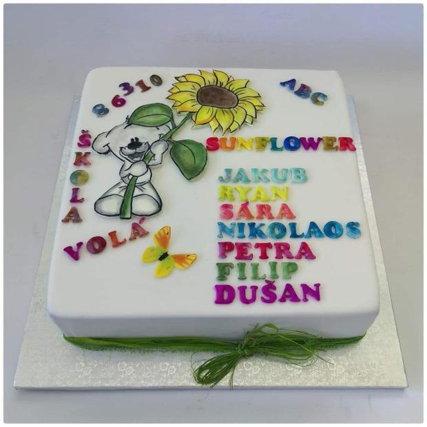 Škola volá ... , torta, Torty - škola, stužková, Manu Sinoj, 1