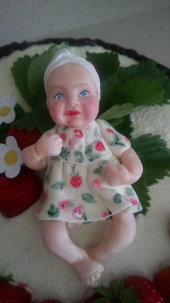 na krst "v letnom" štýle, torta, Torty na krstiny, mariaJ, 2